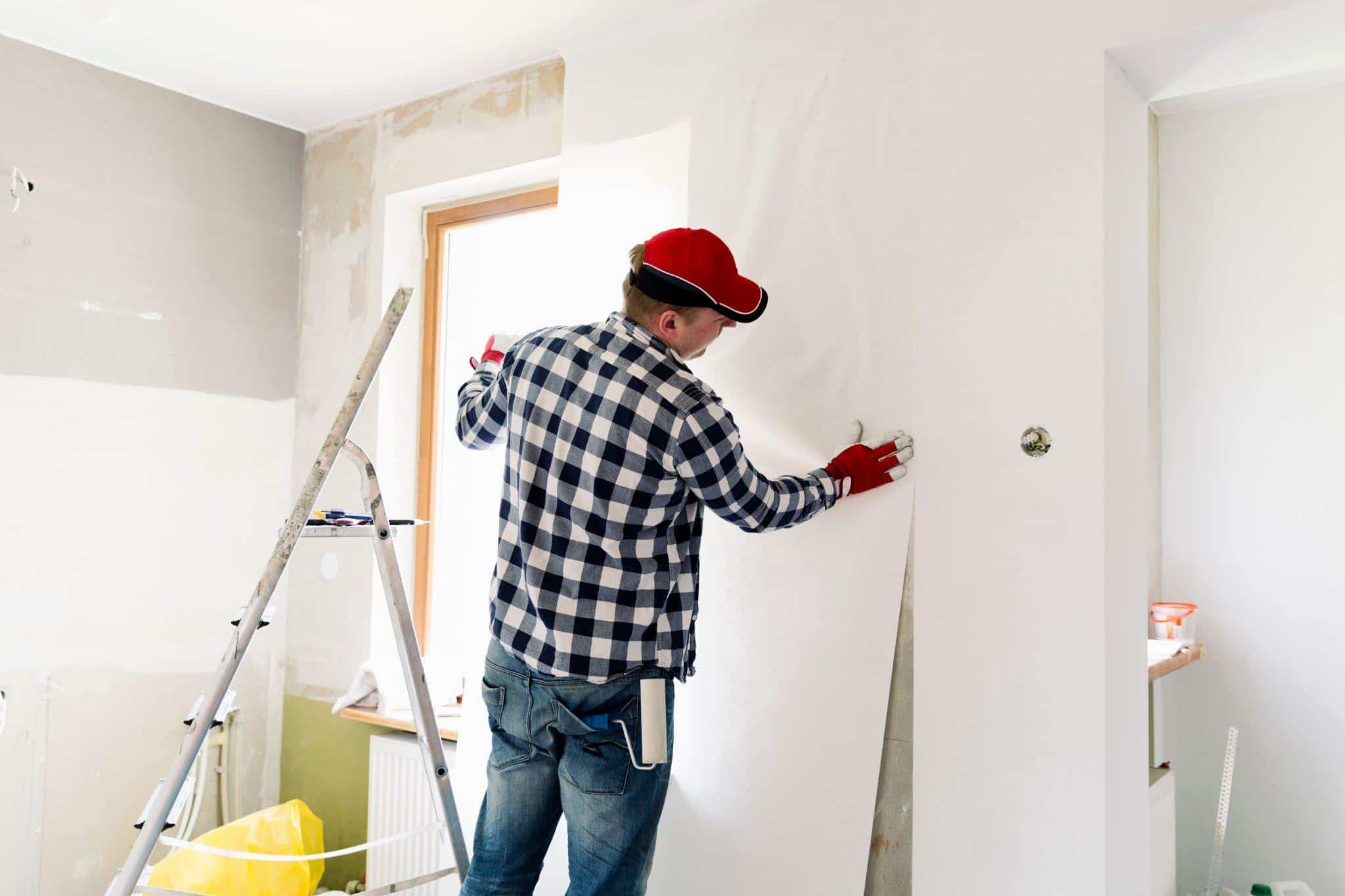 Turmar Stone wallpaper installation in Charlotte NC
